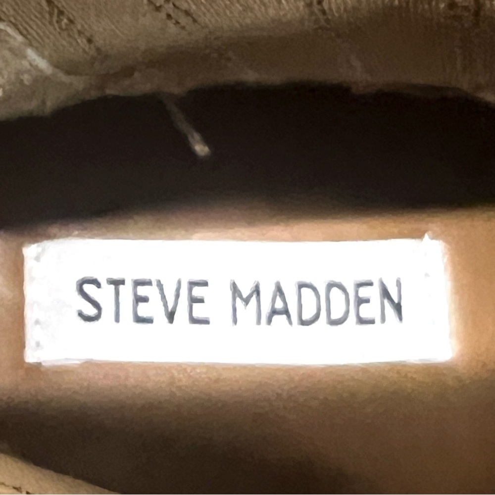 Steve Madden Caster H20 Camel Micro Suede Waterproof Lug Sole Boot  Women 8 - Picture 14 of 15